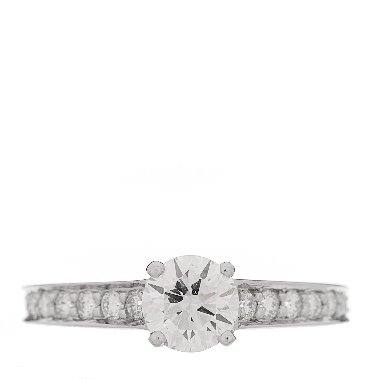 Platinum Diamond .56ct Solitaire 1895 Engagement Ring  48 4.5