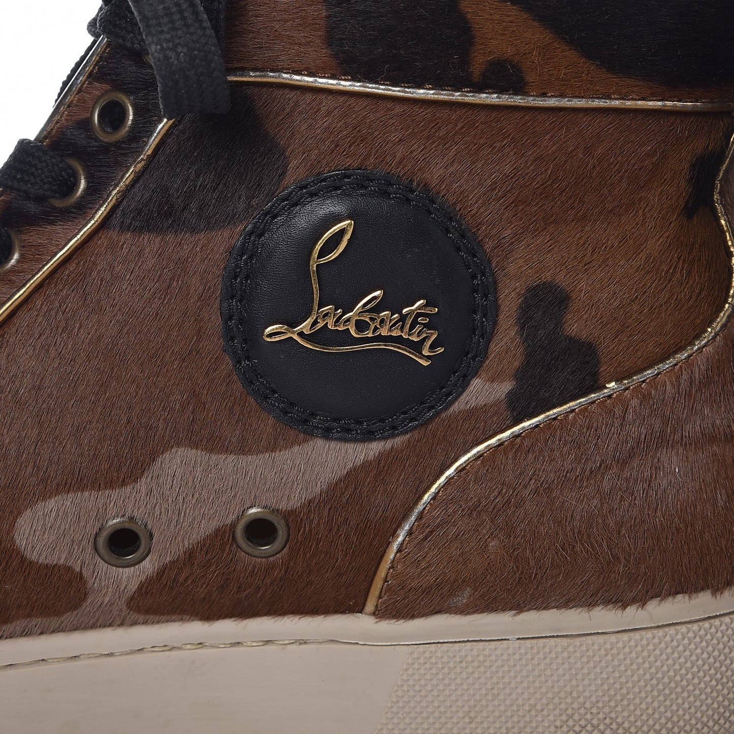 Pony Hair Camo Rantus Orlato Flat Sneakers 37.5