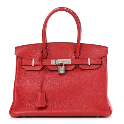 Hermes Togo Birkin 30 Rouge Vif 1 of 9