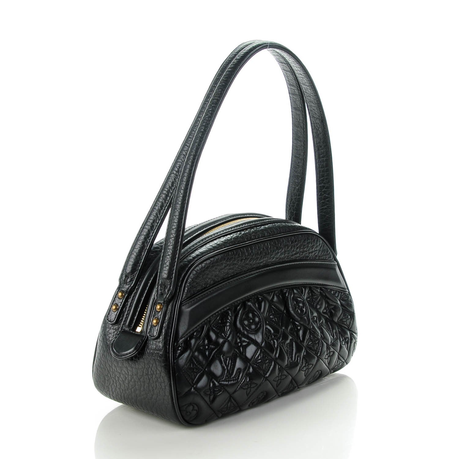 Louis Vuitton Lambskin Vienna Klara Black 3 of 7