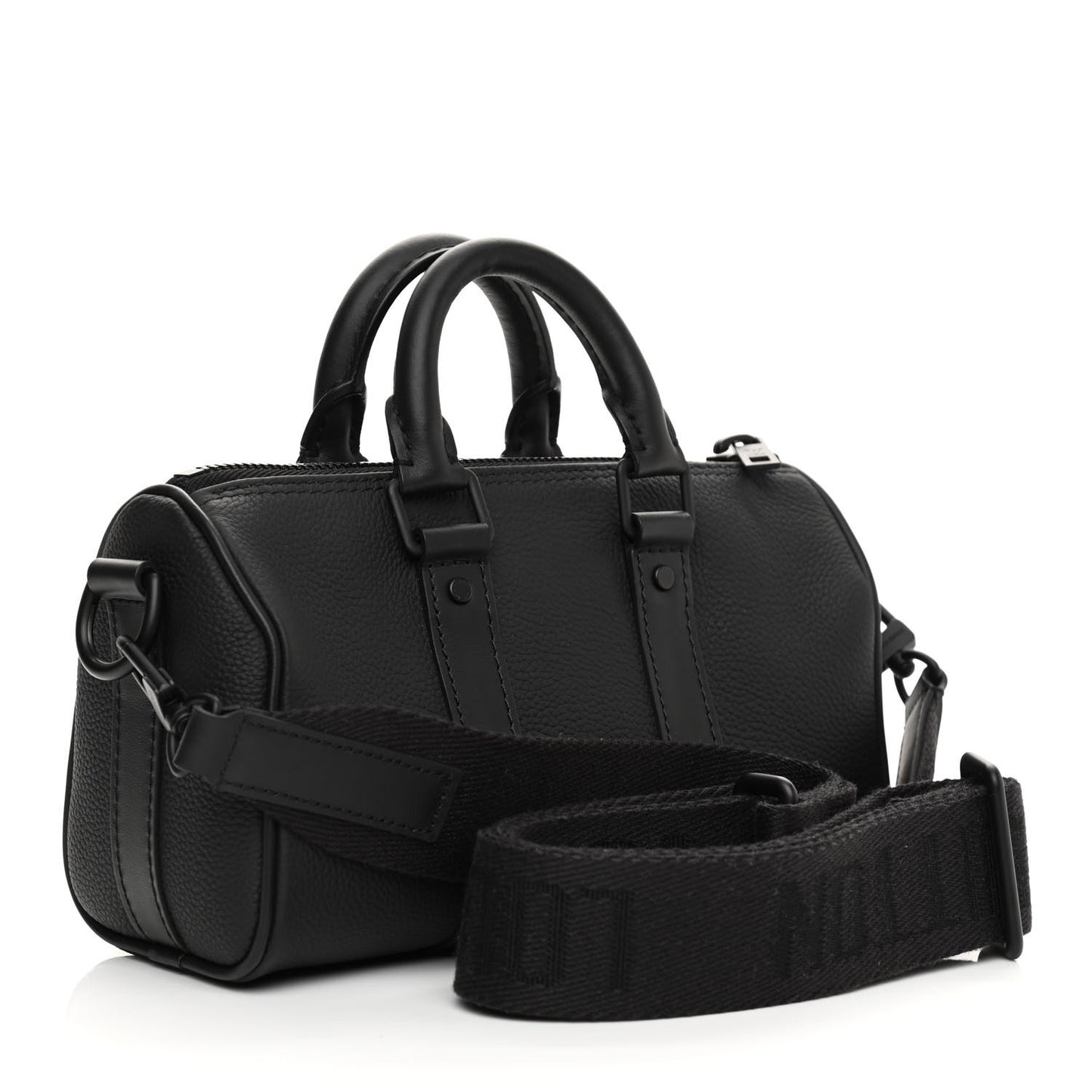 Grained Calfskin Aerogram Keepall XS Black