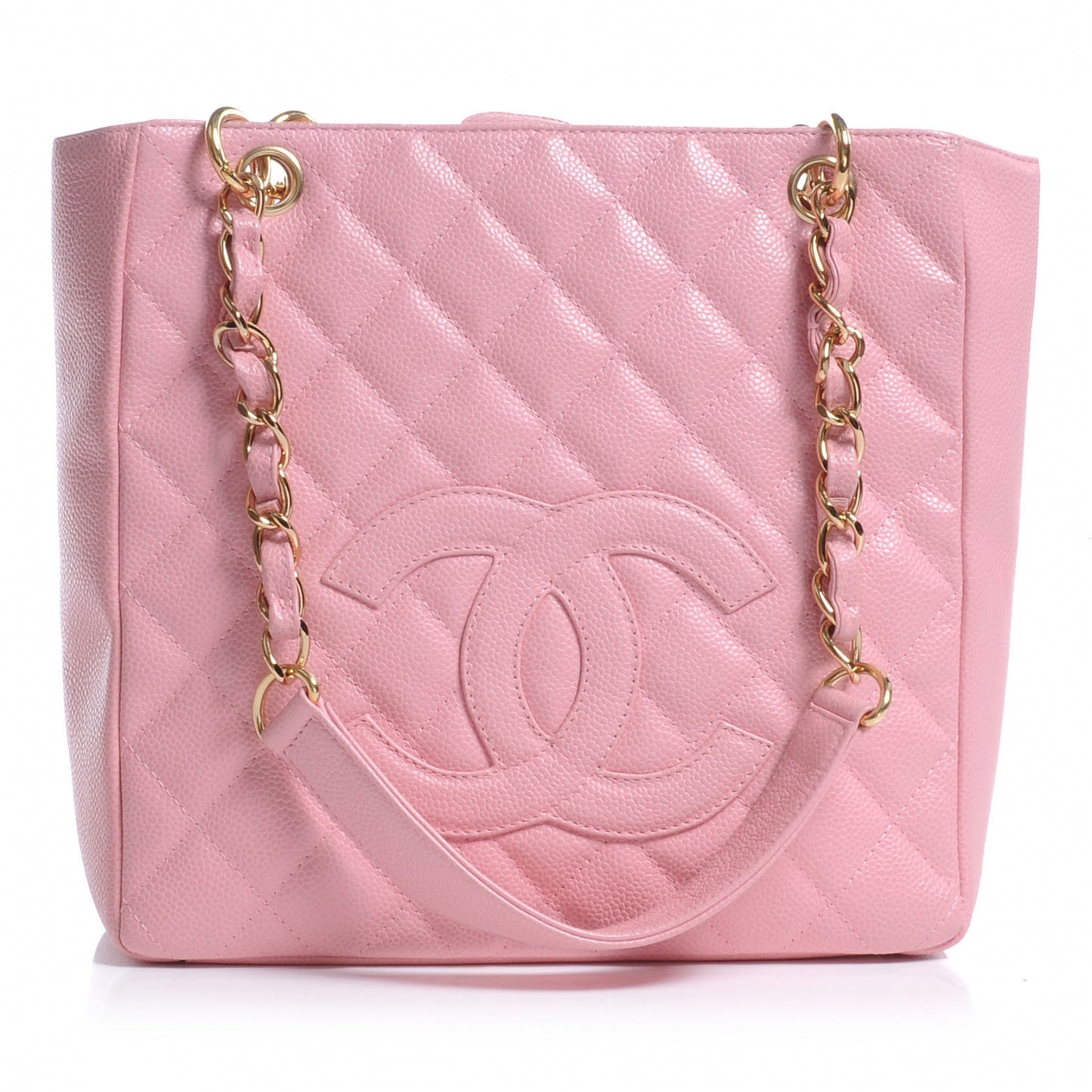 Caviar Petit Shopping Tote PST Pink