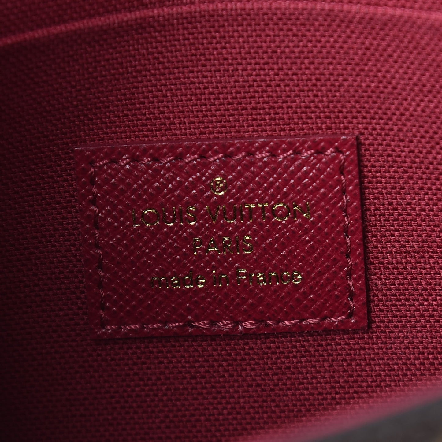 Monogram Pochette Felicie Chain Wallet Fuchsia