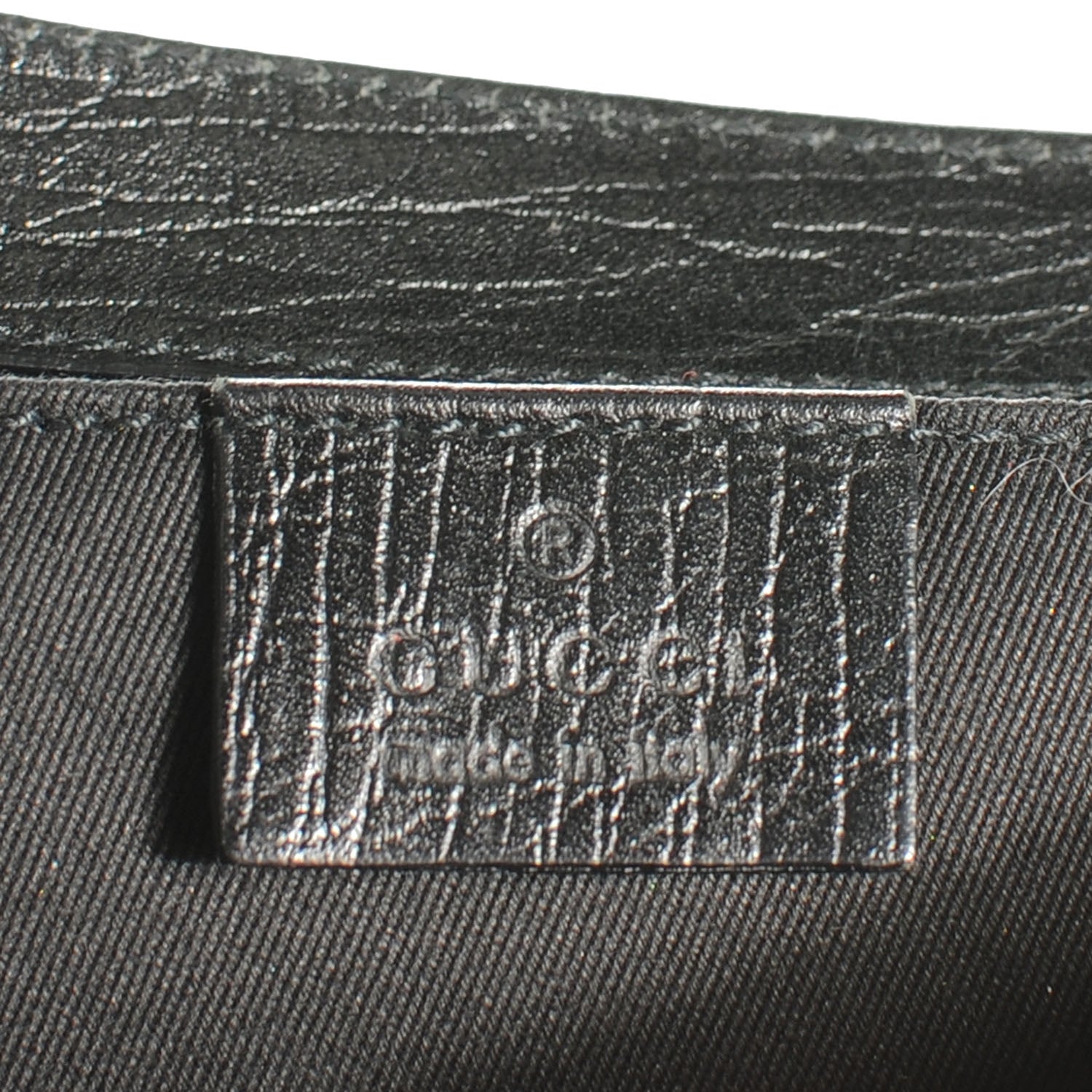 Gucci Monogram Horsebit Clutch Black 6 of 7