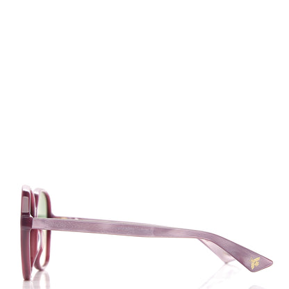 Gucci Acetate Square Frame GG0092S Sunglasses Purple 3 of 7
