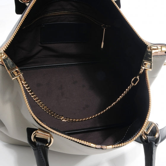 Chloe Smooth Calfskin Medium Baylee Tote Mushroom Black 5 of 9