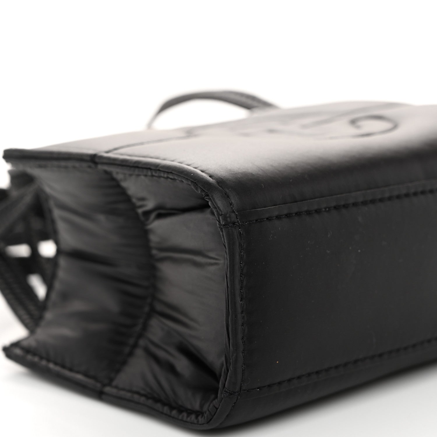 Telfar Nylon Small Puff Shopping Bag Black 8 of 9