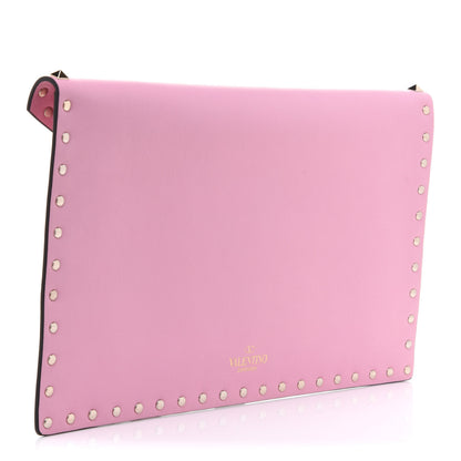 Valentino Garavani Vitello Large Rockstud Envelope Clutch Absolute 3 of 8