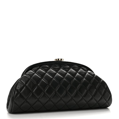 Chanel Lambskin Quilted Timeless Clutch Black 3 of 13