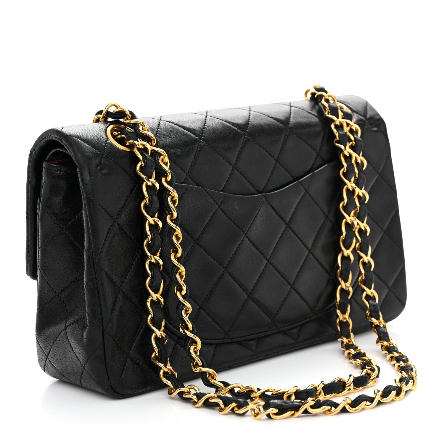 Chanel Lambskin Quilted Small Double Flap Black 3 of 18