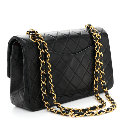 Chanel Lambskin Quilted Small Double Flap Black 3 of 18