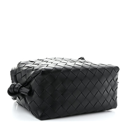 Bottega Veneta Calfskin Intrecciato Small Loop Top Handle Black 4 of 11