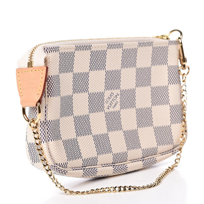 Louis Vuitton Damier Azur Mini Pochette Accessories 3 of 9