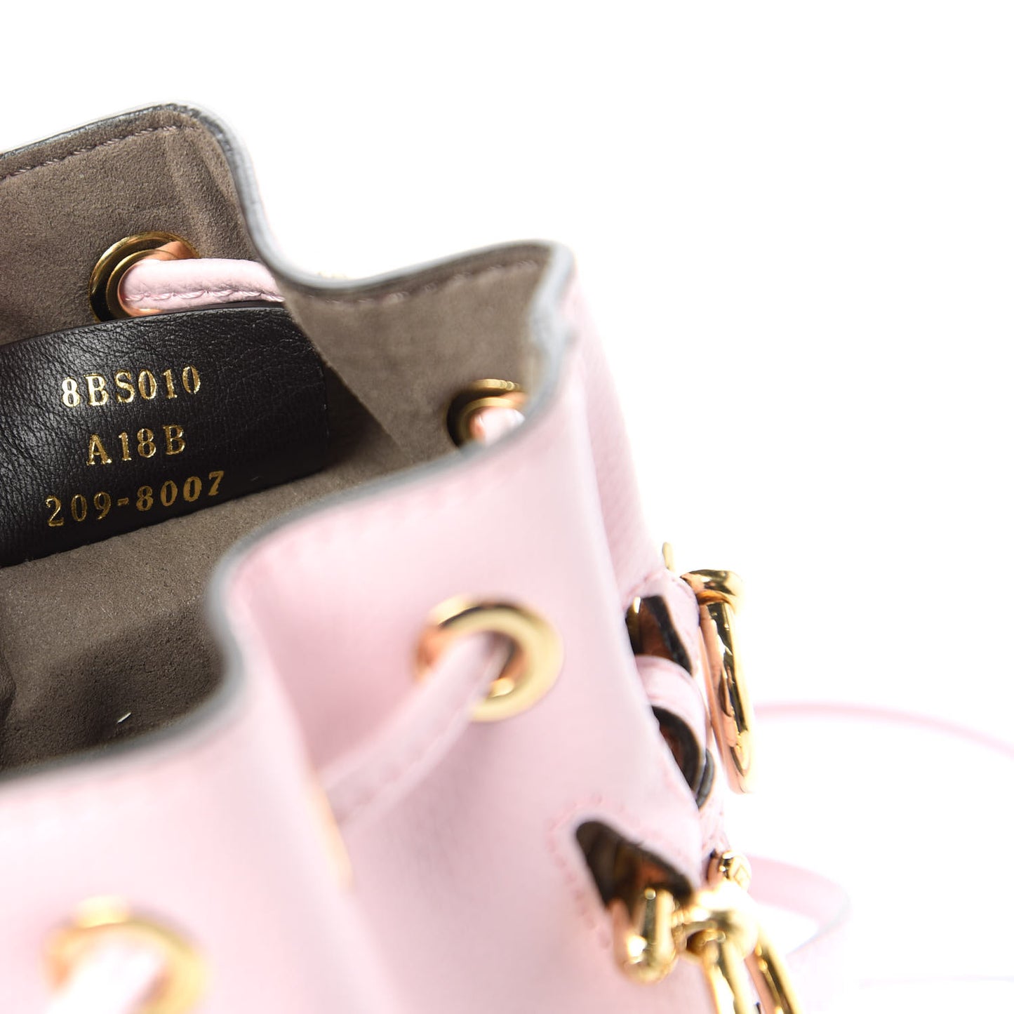 Vitello Cruise F is Fendi Mini Mon Tresor Bucket Bag Peonia