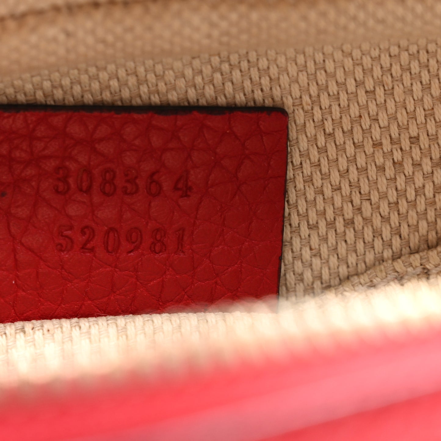 Pebbled Calfskin Small Soho Disco Bag Tabasco Red