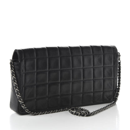 Chanel Lambskin East West Chocolate Bar Flap Black 3 of 7