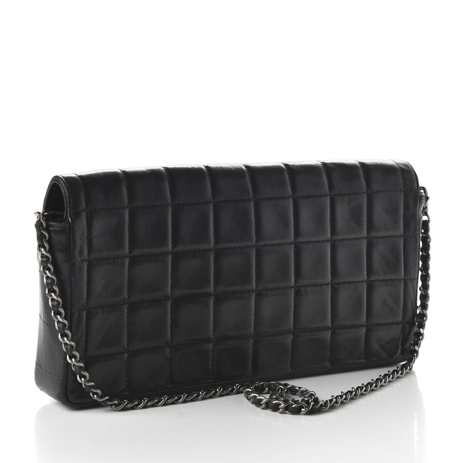 Chanel Lambskin East West Chocolate Bar Flap Black 3 of 10