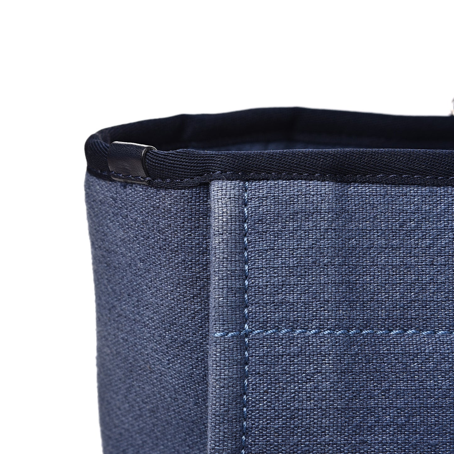 Canvas Small Deauville Tote Blue