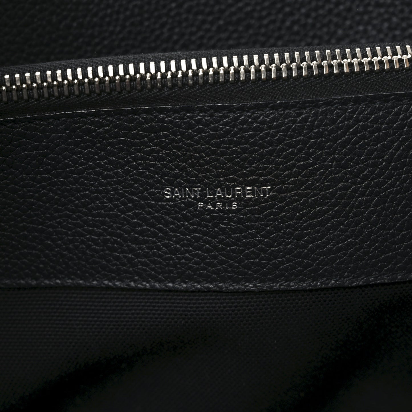 Grained Calfskin Large Souple Sac De Jour Black