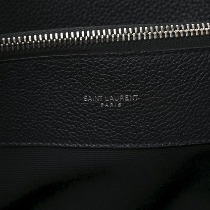 Saint Laurent Grained Calfskin Large Souple Sac De Jour Black 7 of 11