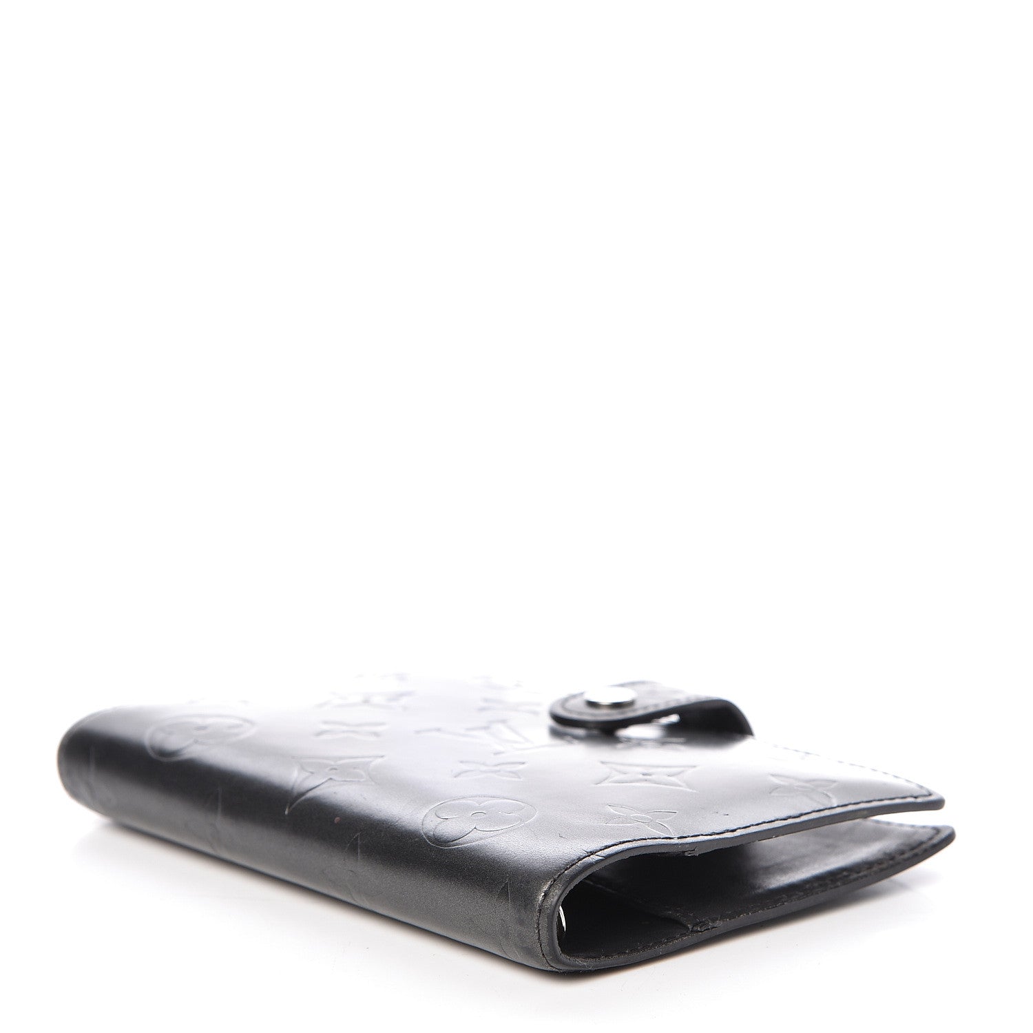 Louis Vuitton Mat Monogram Small Ring Agenda Cover Black 4 of 13