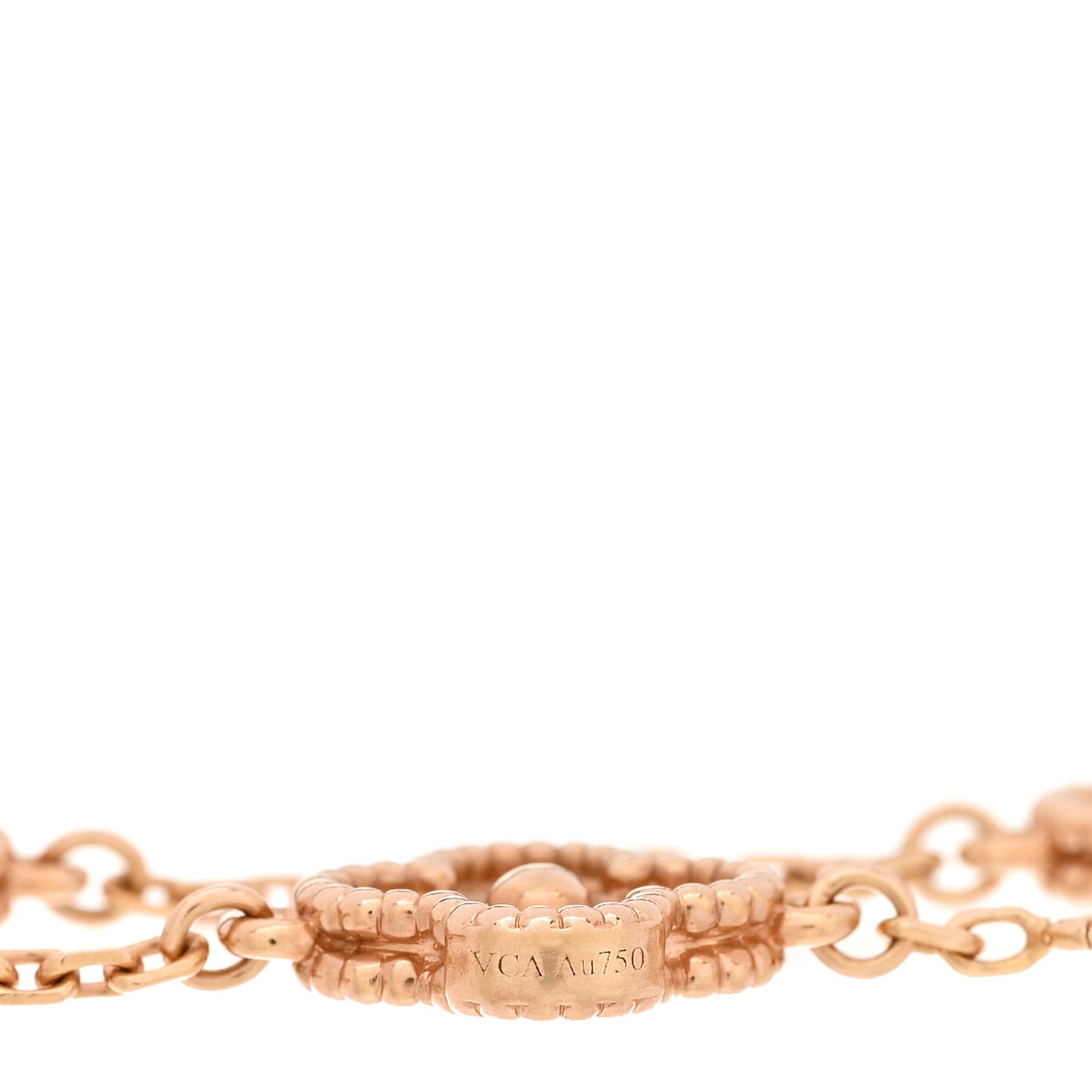 18K Rose Gold 6 Motifs Sweet Alhambra Bracelet