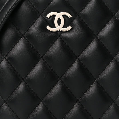 Chanel Lambskin Quilted Crossbody Bag Black 8 of 11