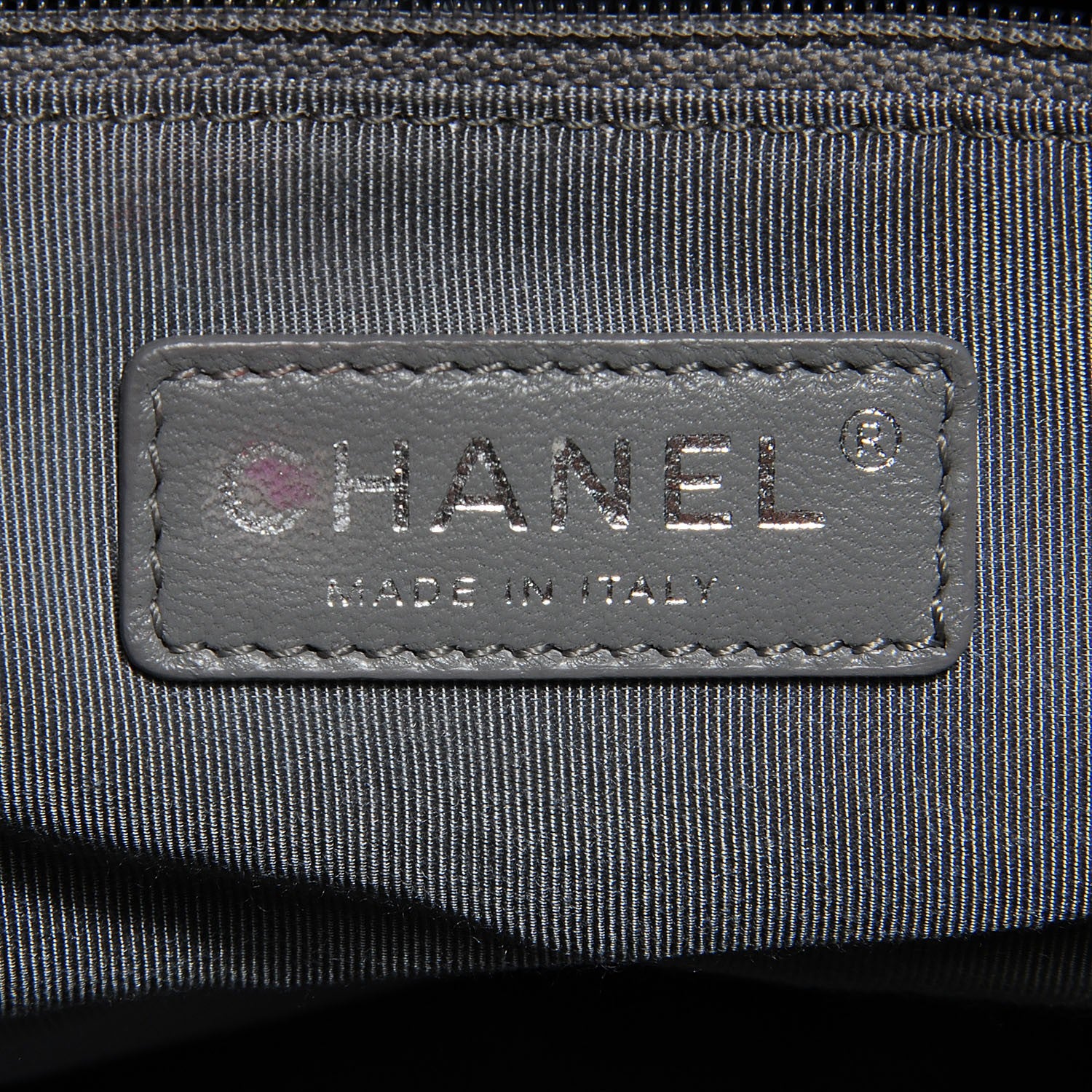 Chanel Grained Calfskin Quilted Medium Elastic Tote Green 6 of 7