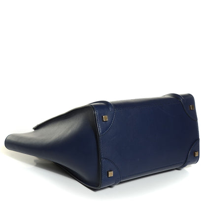 Celine Smooth Calfskin Mini Luggage Ink 4 of 8