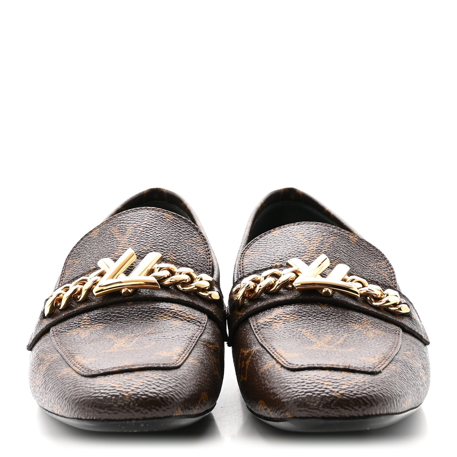 Louis Vuitton Monogram Upper Case Flat Loafer 38.5 3 of 9