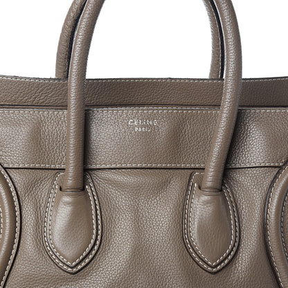 Celine Drummed Calfskin Mini Luggage Souris 12 of 13