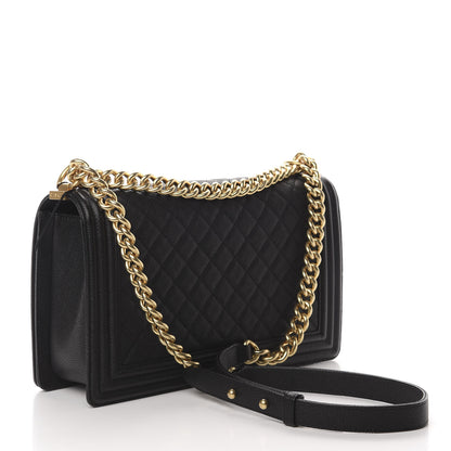 Chanel Caviar Quilted New Medium Boy Flap Black 2 of 11
