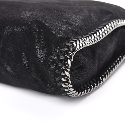 Stella McCartney Shaggy Deer Falabella Fold Over Tote Black 9 of 10