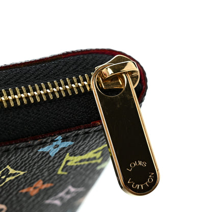 Louis Vuitton Monogram Multicolor Zippy Coin Purse Black Grenade 9 of 10