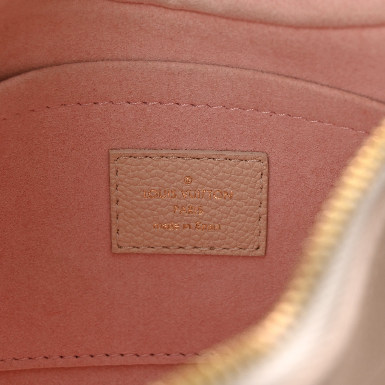 Louis Vuitton Empreinte Monogram Spring in the City Bagatelle NM Pink Beige Yellow 6 of 11