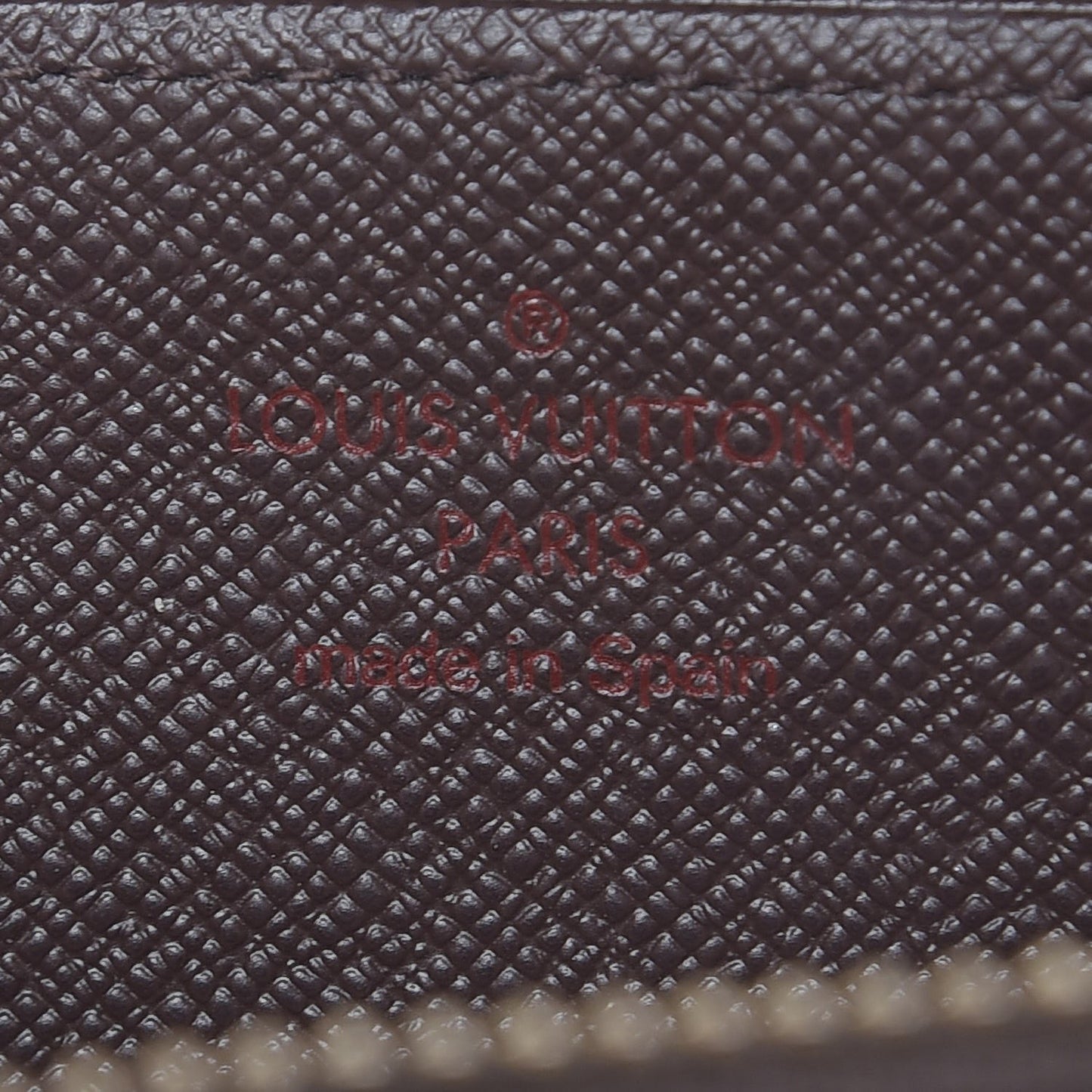 Damier Ebene Zippy Wallet