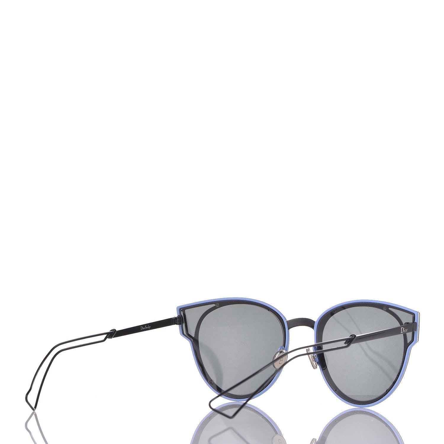 Christian Dior Sculpt Cat Eye Sunglasses Black 4 of 9