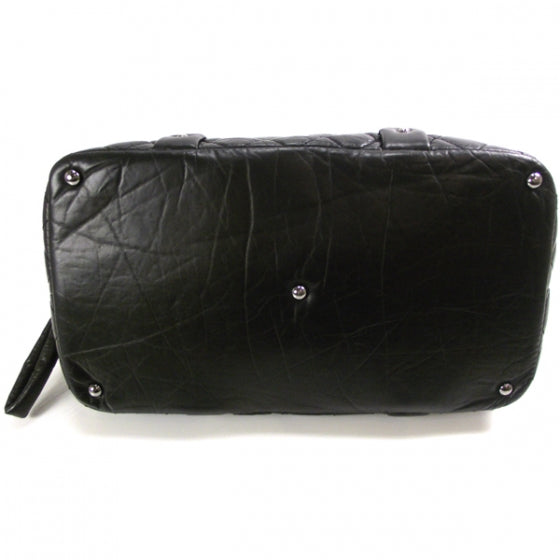 Chanel Lambskin Vintage Ligne Lady Braid Tote Black 4 of 10