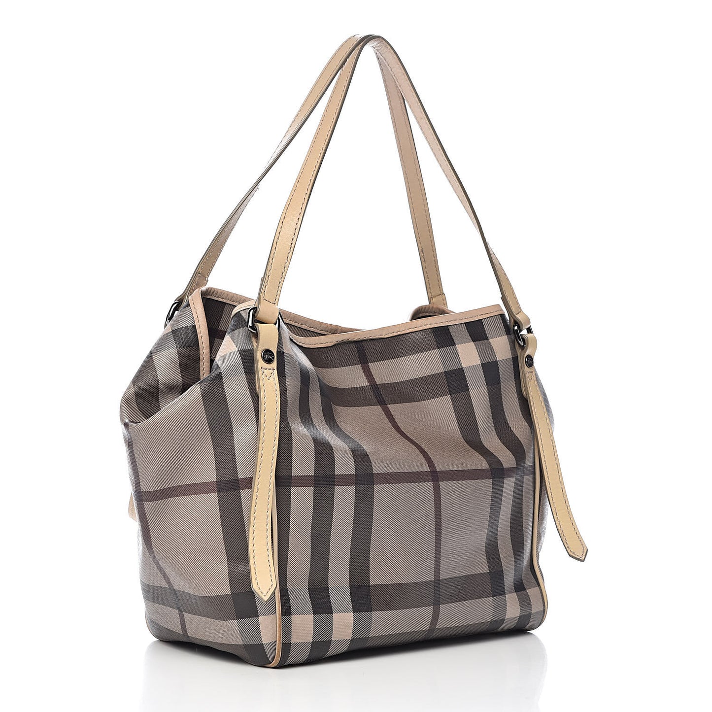 Smoked Check Small Canterbury Tote Trench