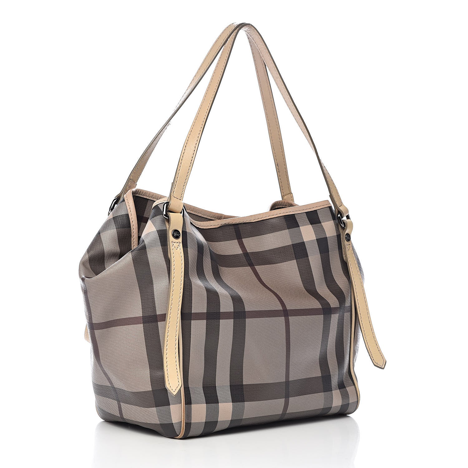 Burberry Smoked Check Small Canterbury Tote Trench 3 of 16