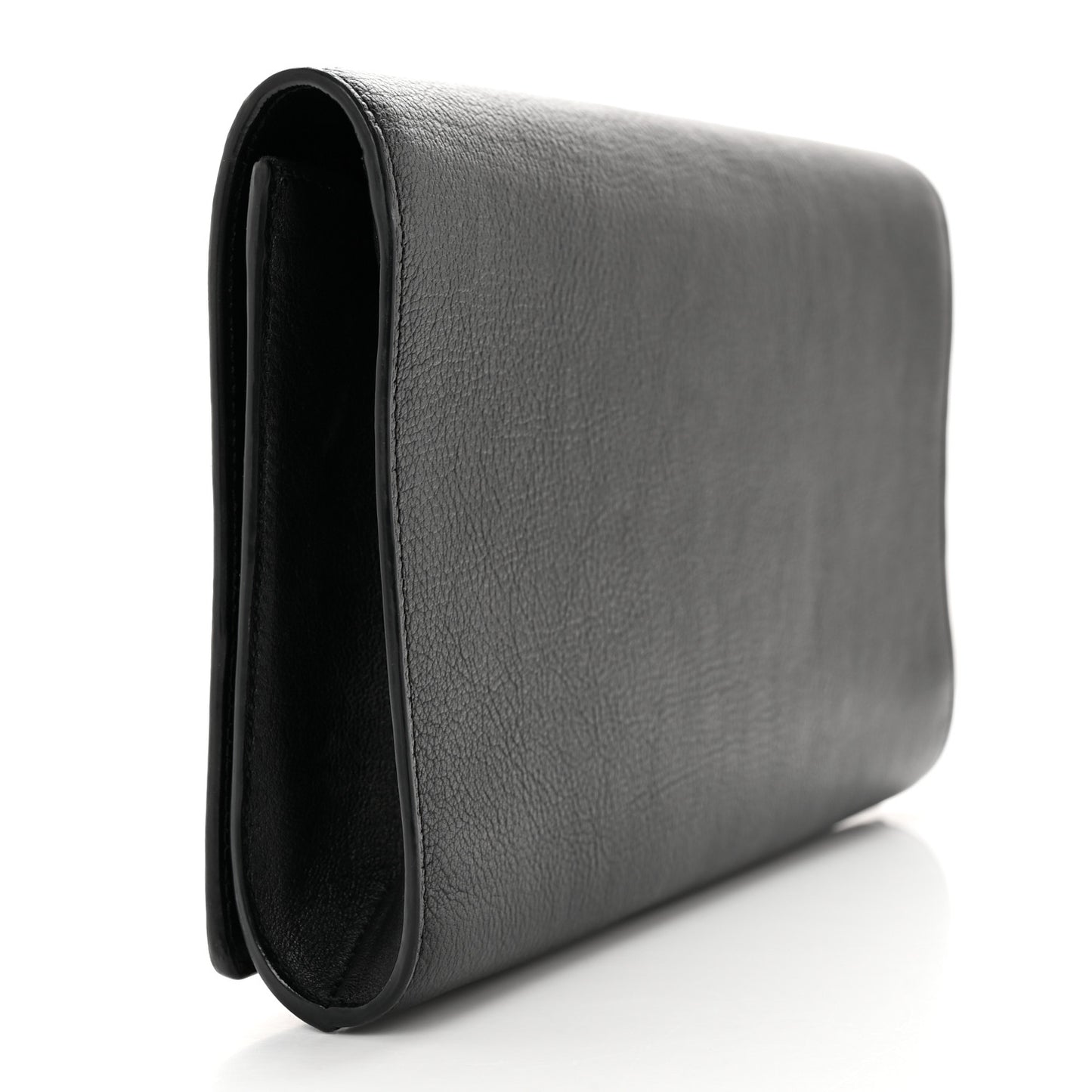 Goatskin Monogram Large Belle De Jour Clutch Black