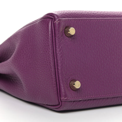Hermes Togo Kelly Retourne 25 Anemone 9 of 11