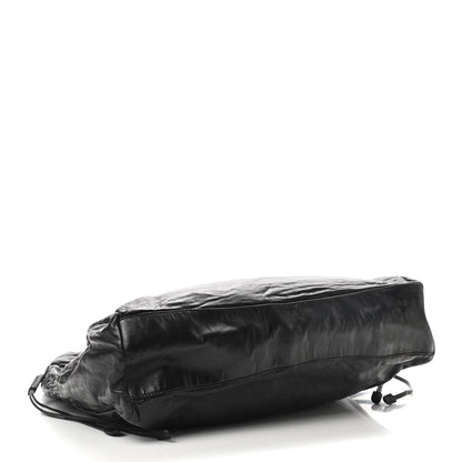 Prada Nappa Antique Shoulder Bag Black 3 of 8