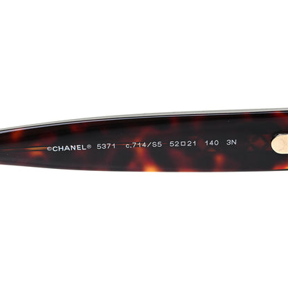 Chanel Acetate Butterfly Sunglasses 5371 Tortoise 5 of 6