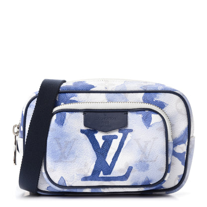 Louis Vuitton Monogram Watercolor Outdoor Pouch Blue 1 of 9