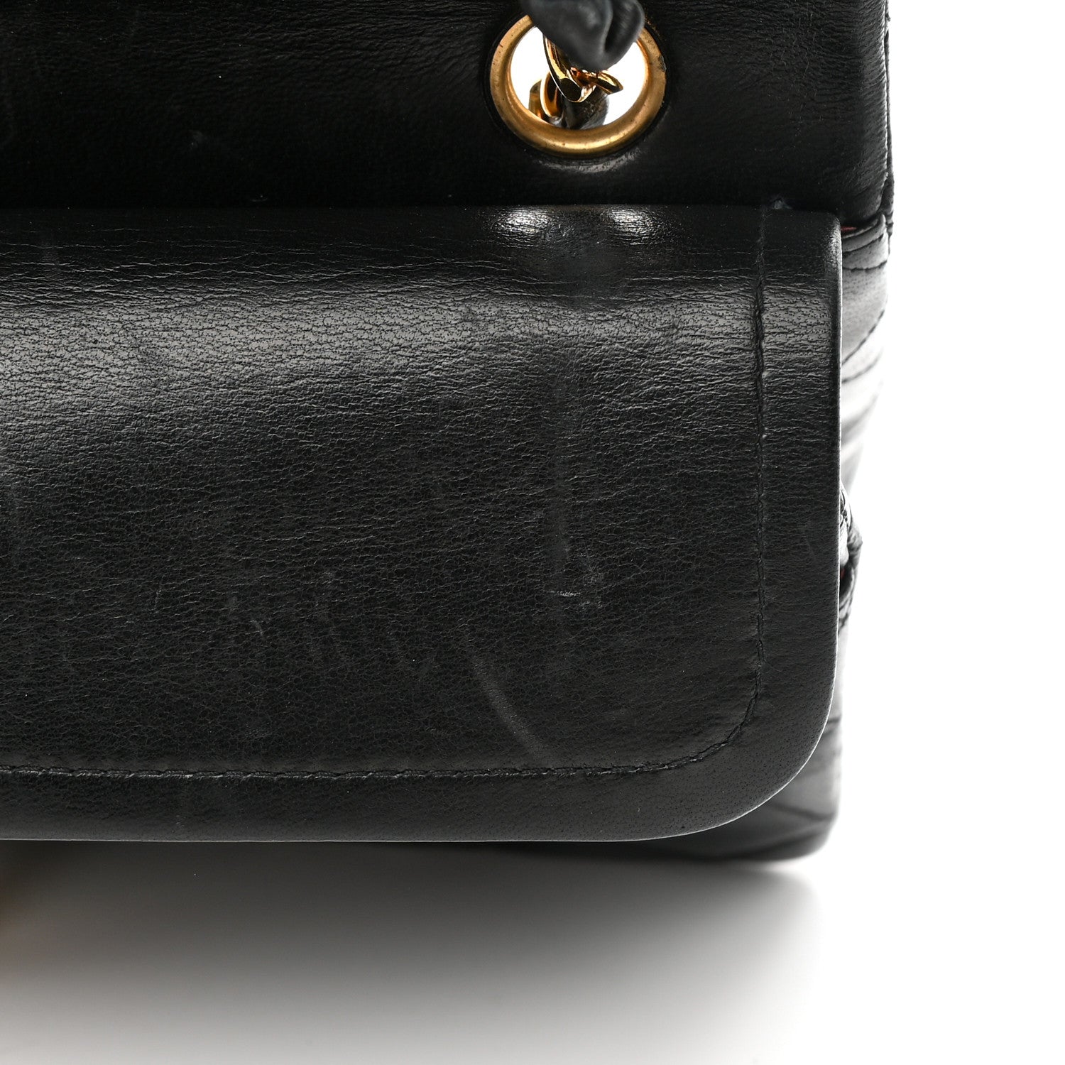 Chanel Lambskin Quilted Small Double Flap Black 13 of 16