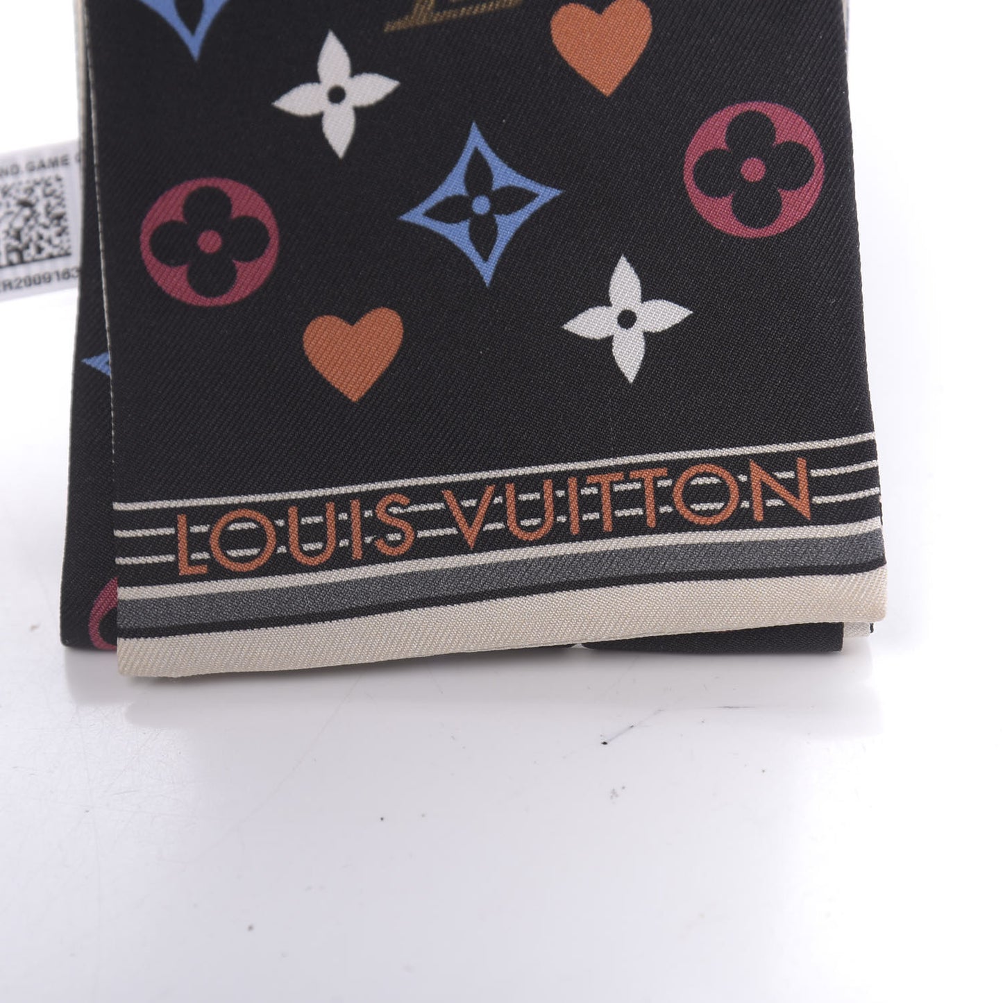 Silk Game On Bandeau Black White