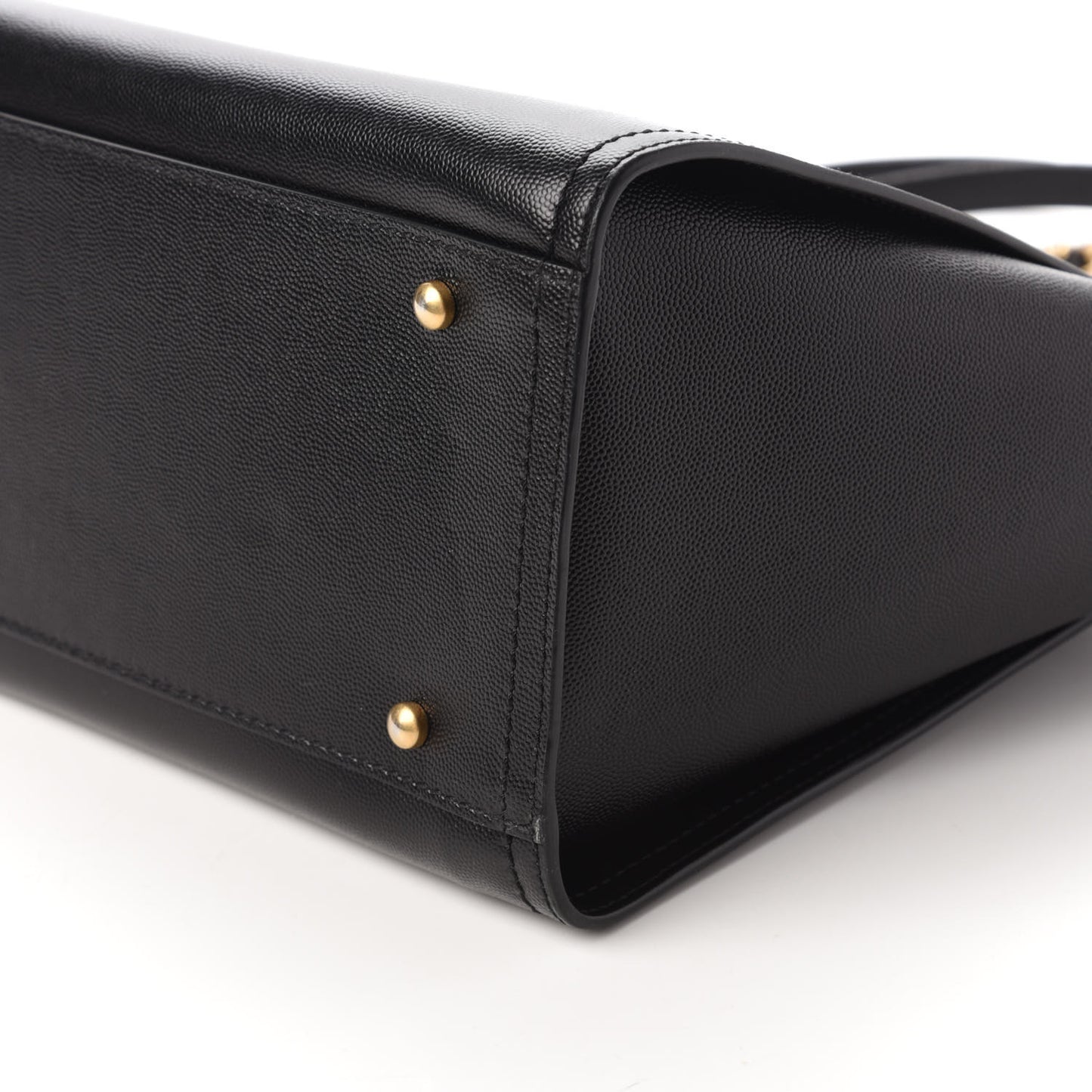 Caviar Small Studded Deauville Tote Black