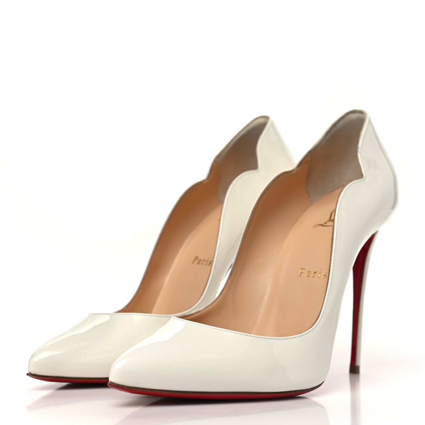 Patent Hot Chick 100 Pumps 40 White