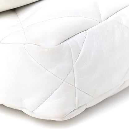 Chanel Goatskin Quilted Medium Chanel 19 Flap White 5 of 15